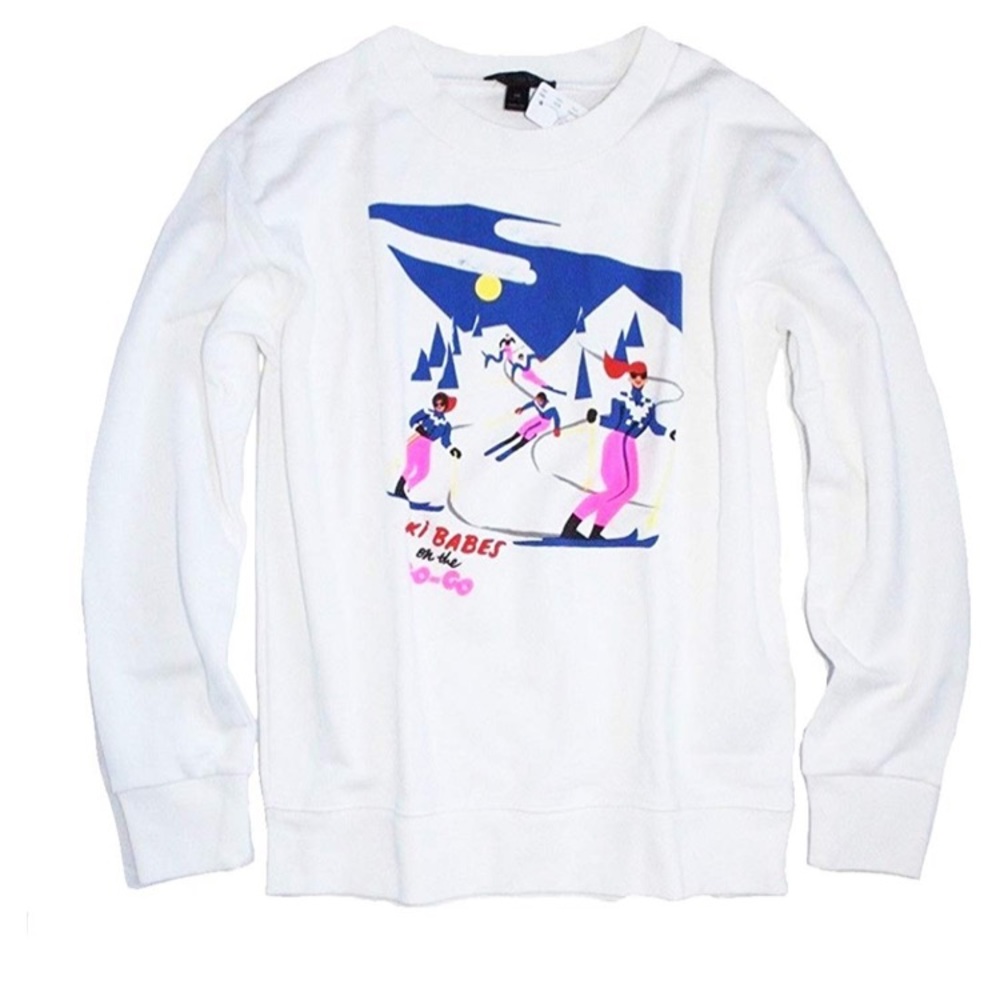 J. Crew Ski Babes On The Go-Go sweatshirt